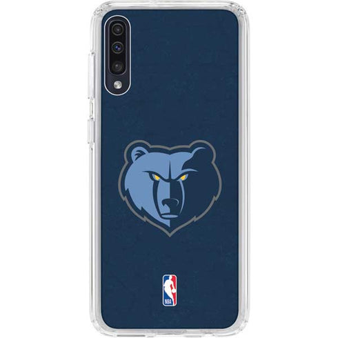 NBA Memphis Grizzlies Distressed Galaxy A50 Clear Case